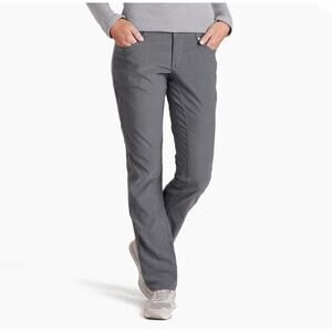 Kuhl Trekr Hiking Outdoor Pants Charcoal Gray Lightweight Women's Size 10 Reg